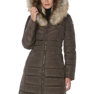 Laundry By Shelli Segal Hooded Puffer Coat XS